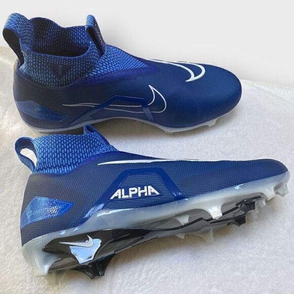 Nike Alpha Menace Elite 3 Game Royal/White Football Cleats CT6648-414 Mens 10 - Picture 7 of 11